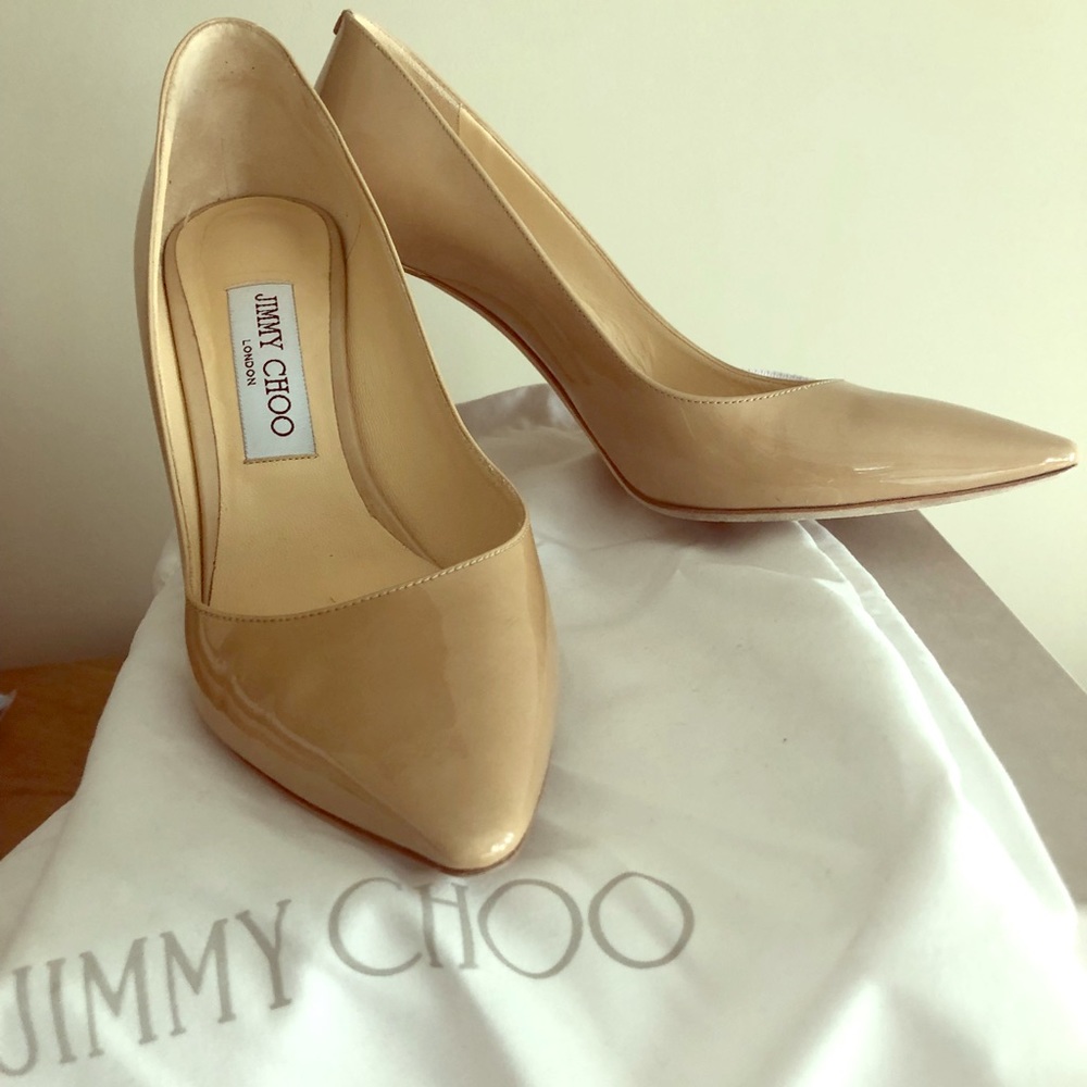 Jimmy Choo Patient Romy pointed toe pump 85